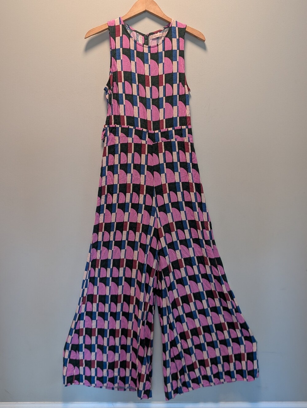 Mister Zimi Selma Jumpsuit | Geo Print Wide Leg Jumpsuit | AU 8 / US 4